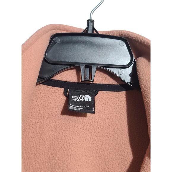 The North Face TKA Attitude 1/4-Zip Fleece Pullover Small Pink EUC NF0A5J6H - Picture 4 of 6